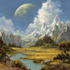 do stunning fantasy landscape, background illustration