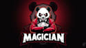 design creative magician panda logo with express delivery