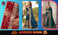 design modern saree and three piece textile pattern