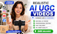 create realistic ai ugc ads or videos which feels human