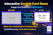 create interactive HTML5 mini games like spin wheel, scratch card for marketing
