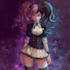illustrate custom danganronpa style character
