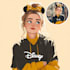 portrait into a disney style cartoon