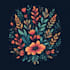 design a unique botanical boho logo