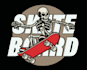 make panda hand skateboard mascot logo design in one day