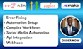 fix make com, made com, setup make com automation, make automation, make expert