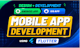 develop enterprise mobile apps, food delivery apps with push notifications
