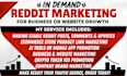 be your professional reddit marketing manager