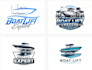 make modern boat logo design