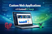 do full stack website, custom website development as front end developer