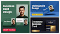 modern visiting card design for your brand