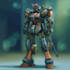draw amazing character mecha robot illustration