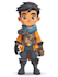 draw 2d game character