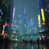 create futuristic cyberpunk city for you