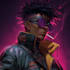 create cyberpunk character art