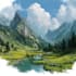 create stylized environment concept art, fantasy background