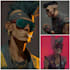 make cyberpunk character art