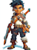 design 2d game character and sprite animations