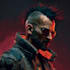 make a cyberpunk character art