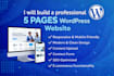 design or redesign a professional wordpress website