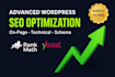 do wordpress on page SEO and technical optimization