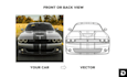 create vector car silhouettes for custom