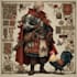 create a beautiful medieval illustration