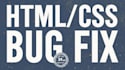 fix HTML CSS javascript bugs and responsive design issues