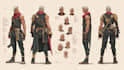 create scifi, fantasy, superhero character design