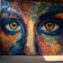 make mural design, graffiti and wallpaper illustration