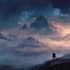 draw fantasy background and landscape