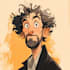 make a digital cartoon illustration