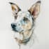 draw watercolor pet portrait