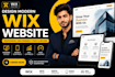 design modern wix business website with responsive SEO friendly design