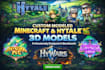 custom minecraft or hytale mods plugins hytale 3d models