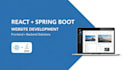 build full stack web app using react and java spring boot