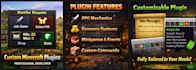 develop custom minecraft plugins using java, bukkit, spigot, and paper