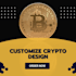 design 3d gold, crypto and token coin professionally