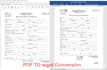 convert pdf to word, scan images to word and manual retyping