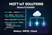develop iot backend with mqtt broker, nodejs and realtime dashboard