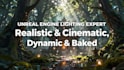 create realistic level environment lighting for ue4 ue5 unreal engine game