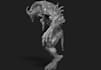 make 3d humanoid character dnd creature, dinosaurs model,sculpt vr avatar zbrush