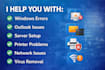 fix windows, outlook, and PC issues remotely