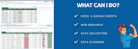 do web research and data collection in google sheets