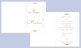 create an editable folded wedding invitation suite