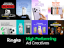 design high converting ad creatives with engaging ad copy