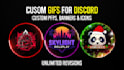 create an animated discord logo, icon, banner gif