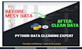 do data cleaning and fix messy excel or CSV files