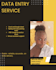 do accurate data entry