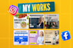 design facebook and instagram ad creatives,ad images and banners